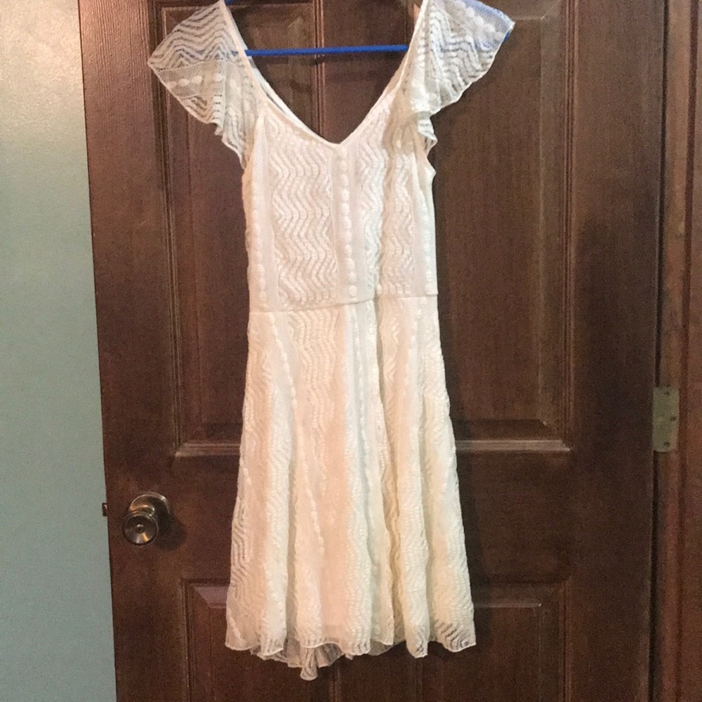 Cream sundress.